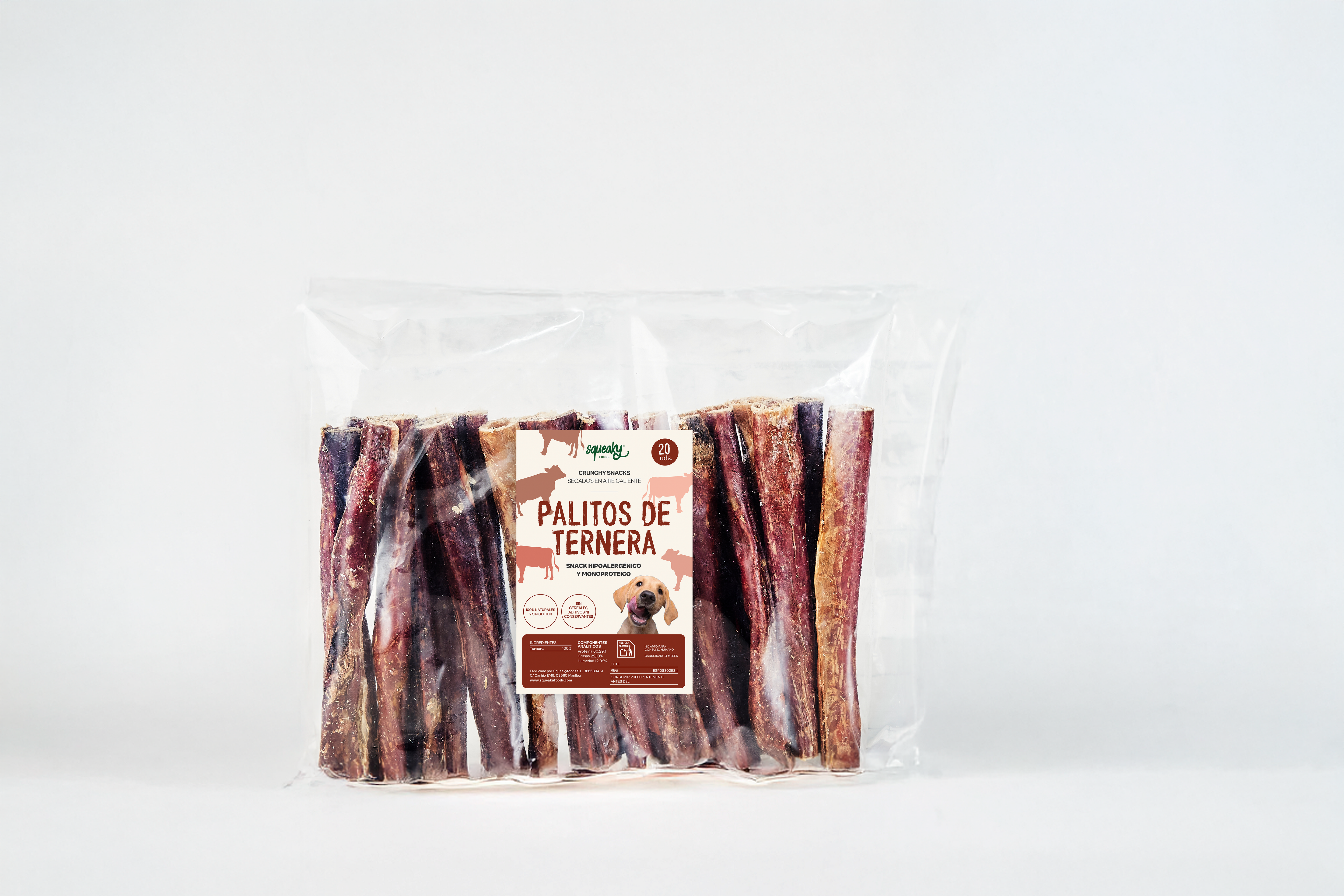 Palitos de Ternera (20cm) - Snack para Mascotas