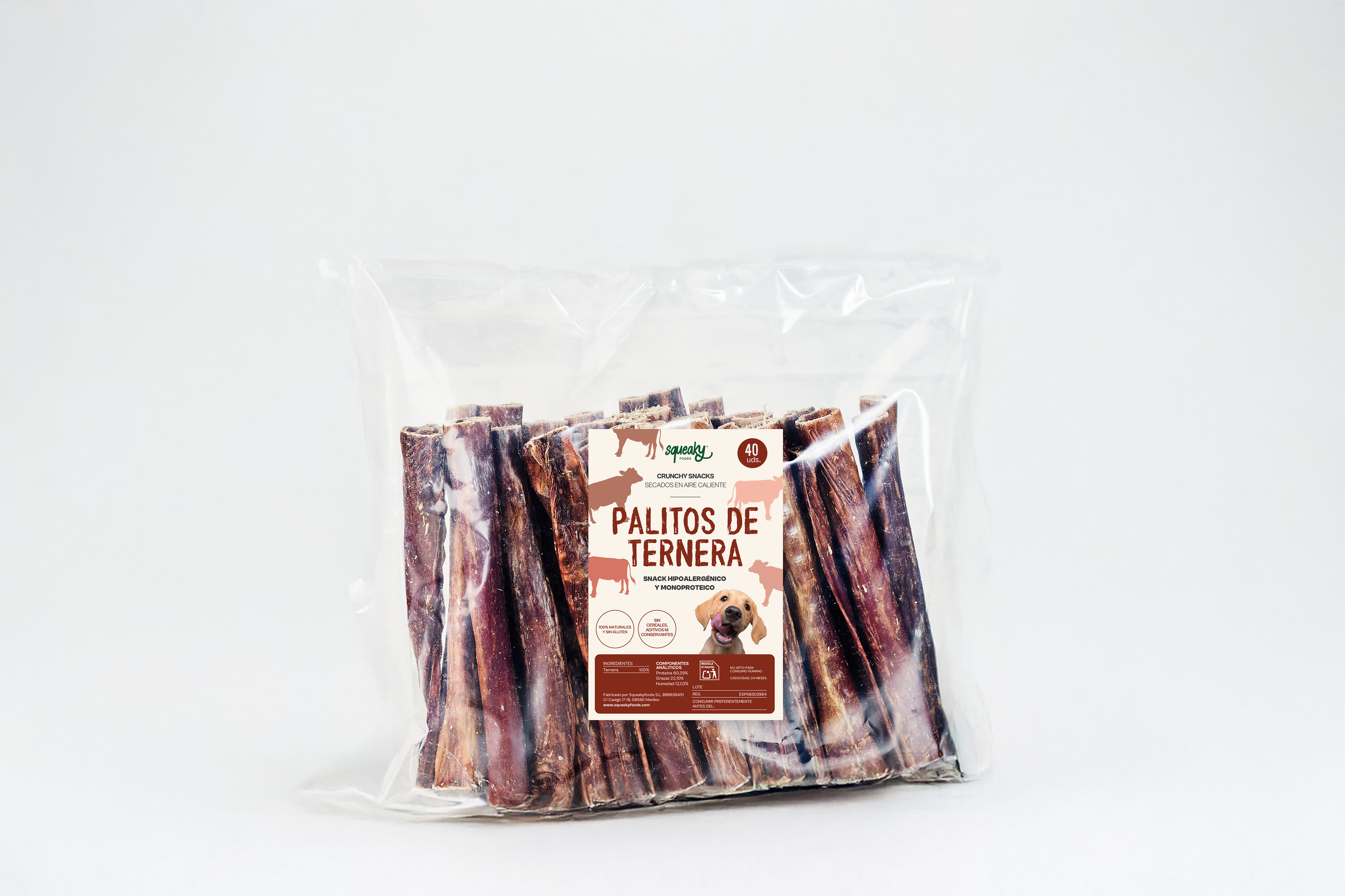 Palitos de Ternera (20cm) - Snack para Mascotas