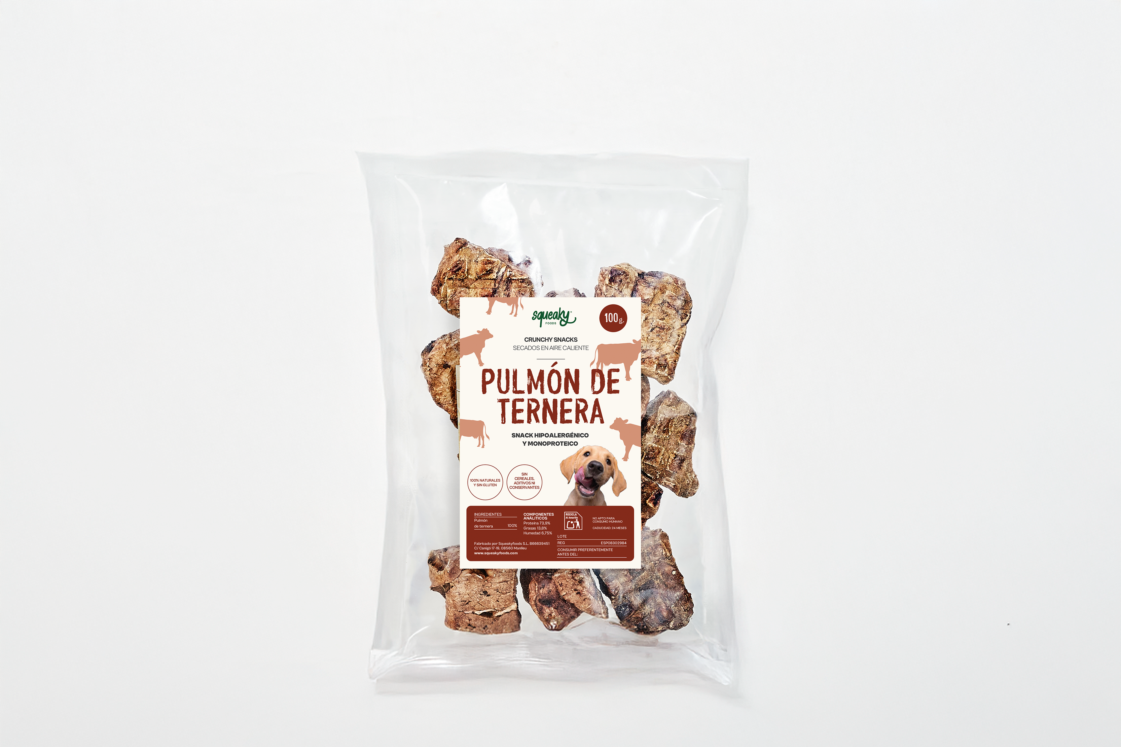 Pulmón de Ternera - Snack para Mascotas