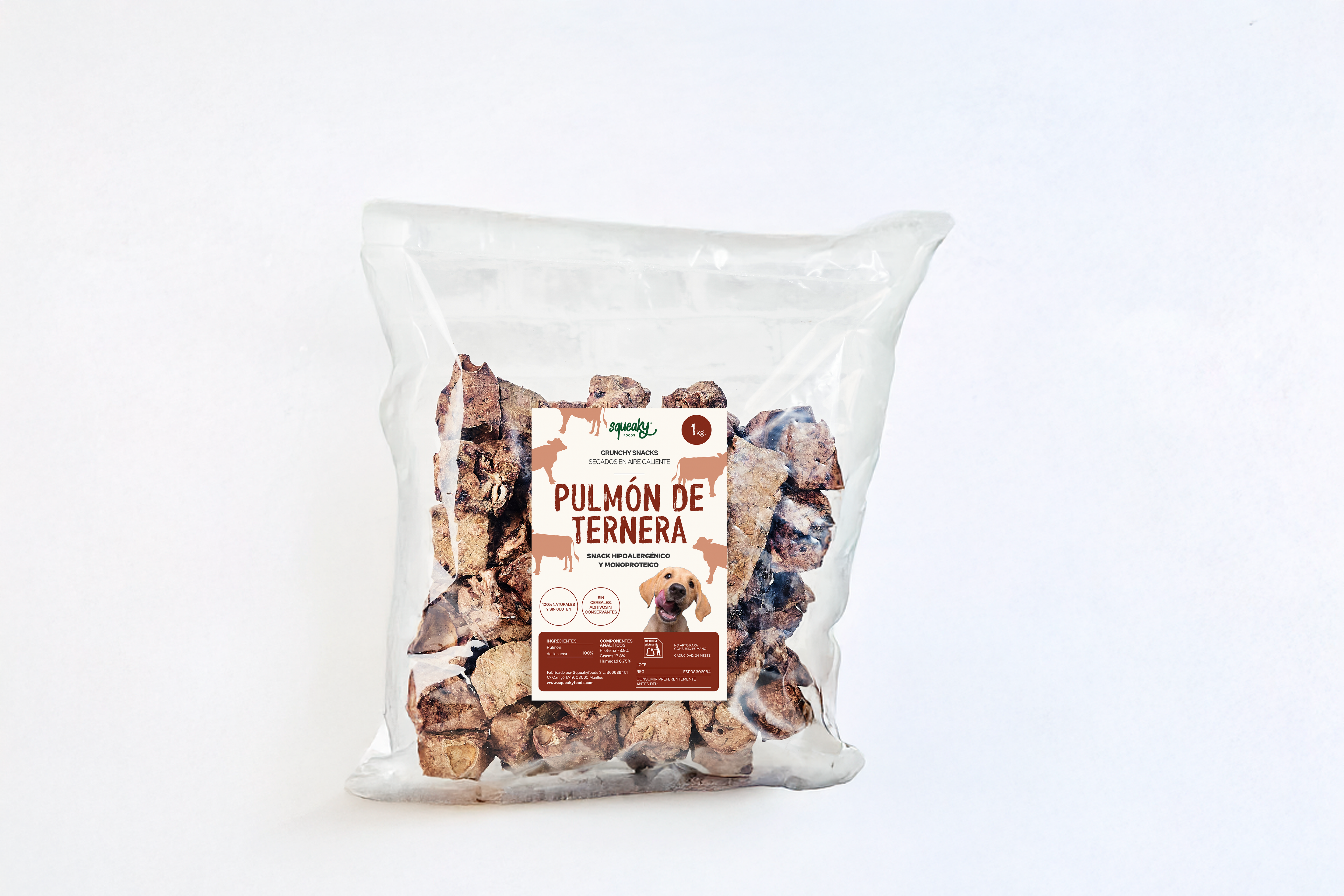 Pulmón de Ternera - Snack para Mascotas