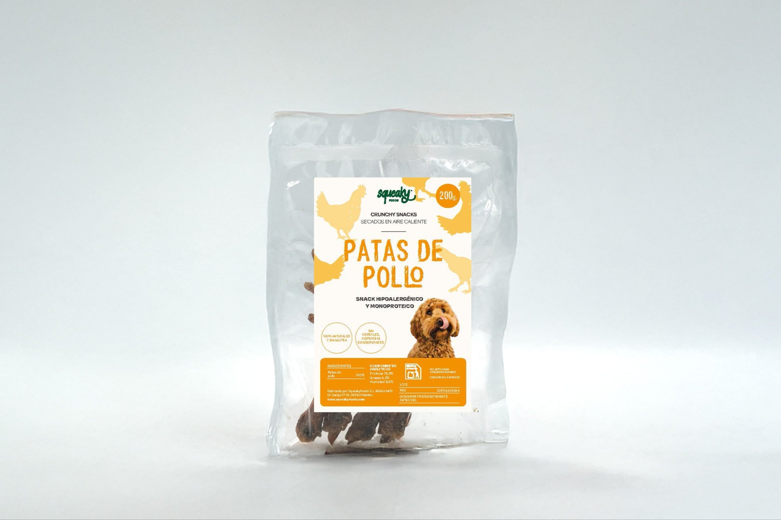 Patas de pollo de corral