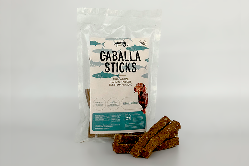 Sticks de Caballa - Snack para Mascotas