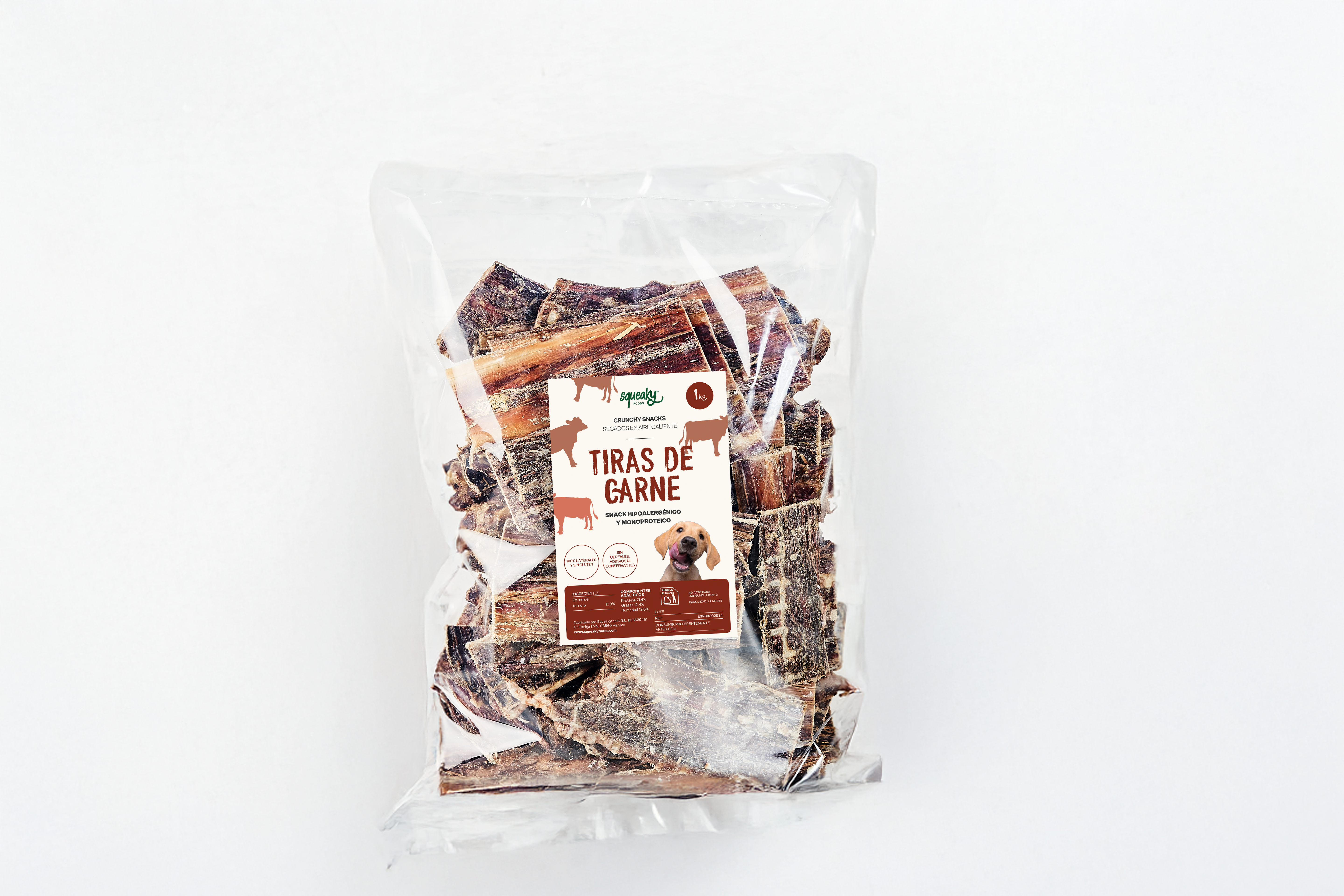 Tiras de carne - Snack para Mascotas