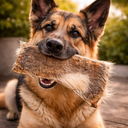 Snacks naturales con pelo para perros, apoyo natural para la digestión y limpieza intestinal