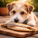 Snacks naturales de pescado para perros