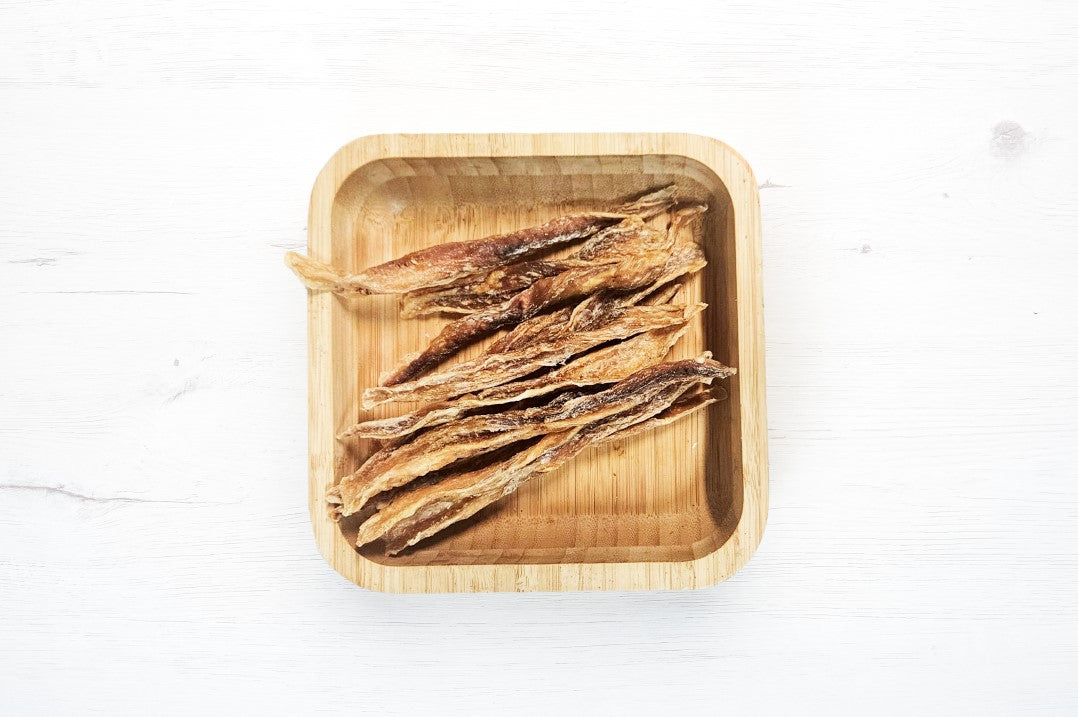 Tiras de Cola de Rape - Snack Natural para Perros