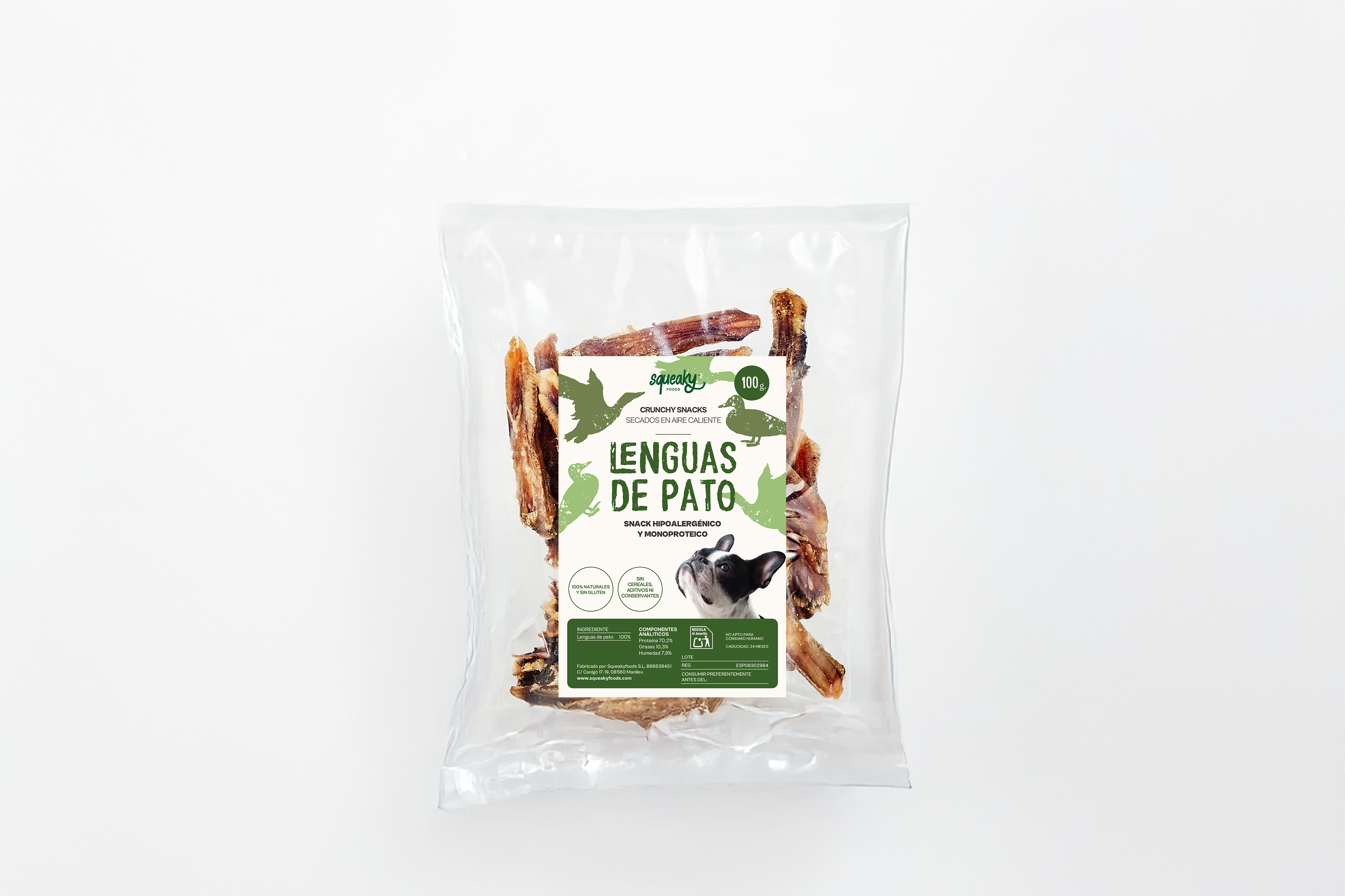 Lenguas de pato - Snack para Mascotas