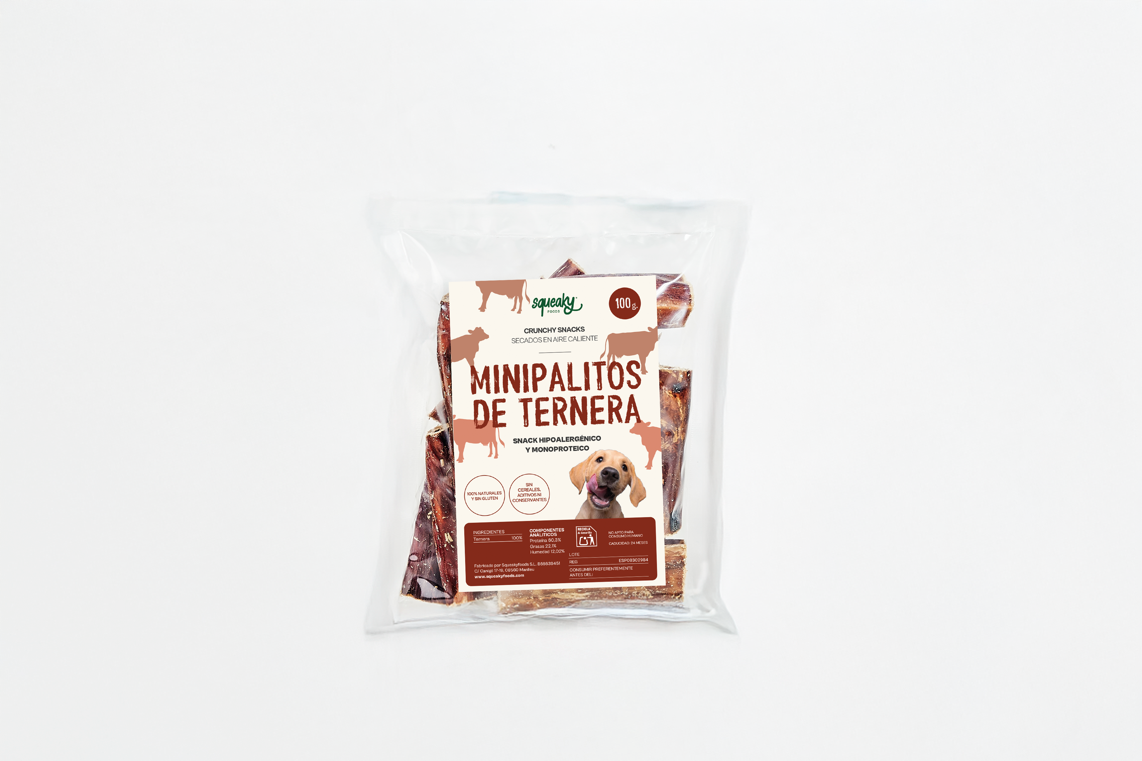 Minipalitos de Ternera - Snack para Mascotas