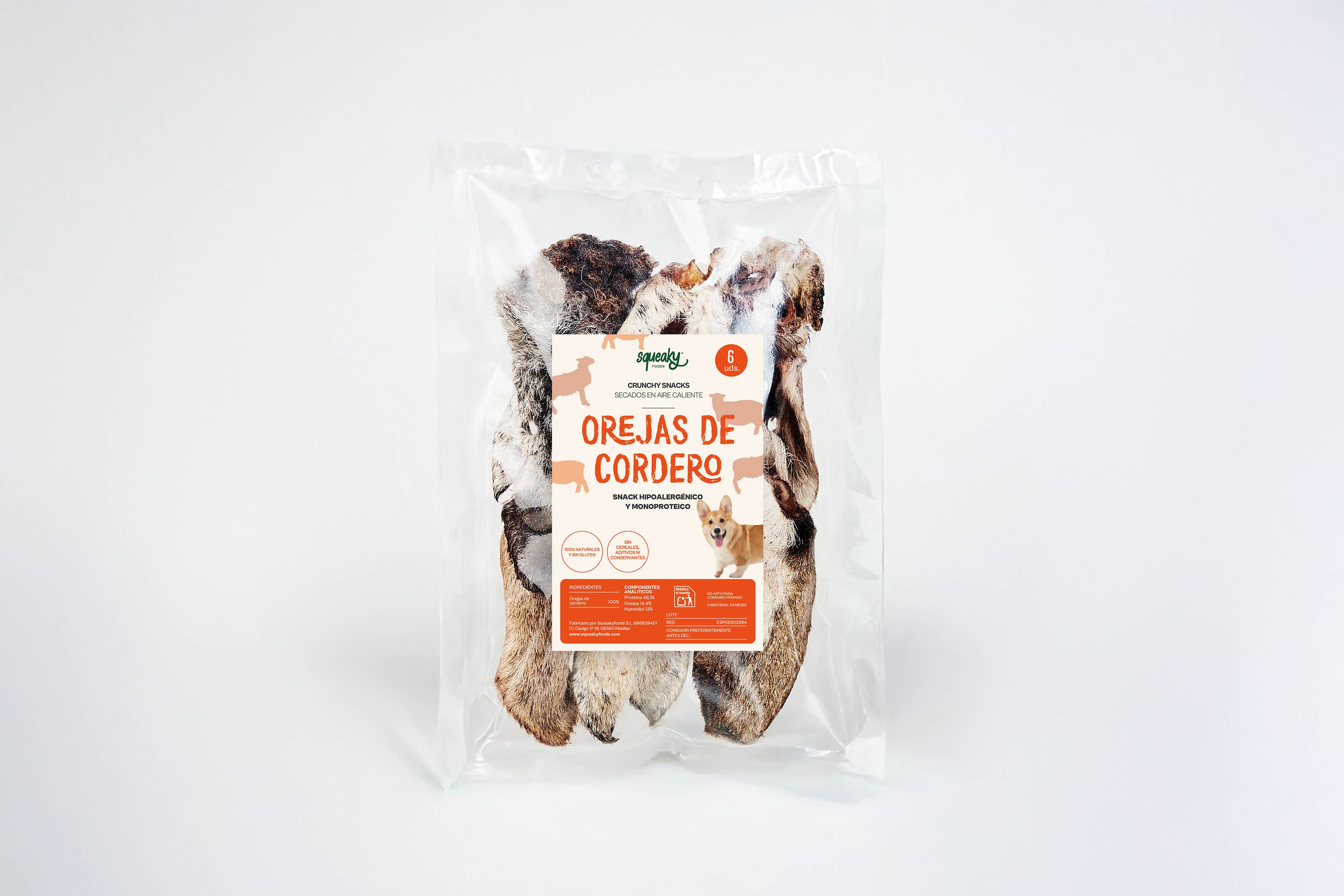Orejas de Cordero - Snack para Mascotas