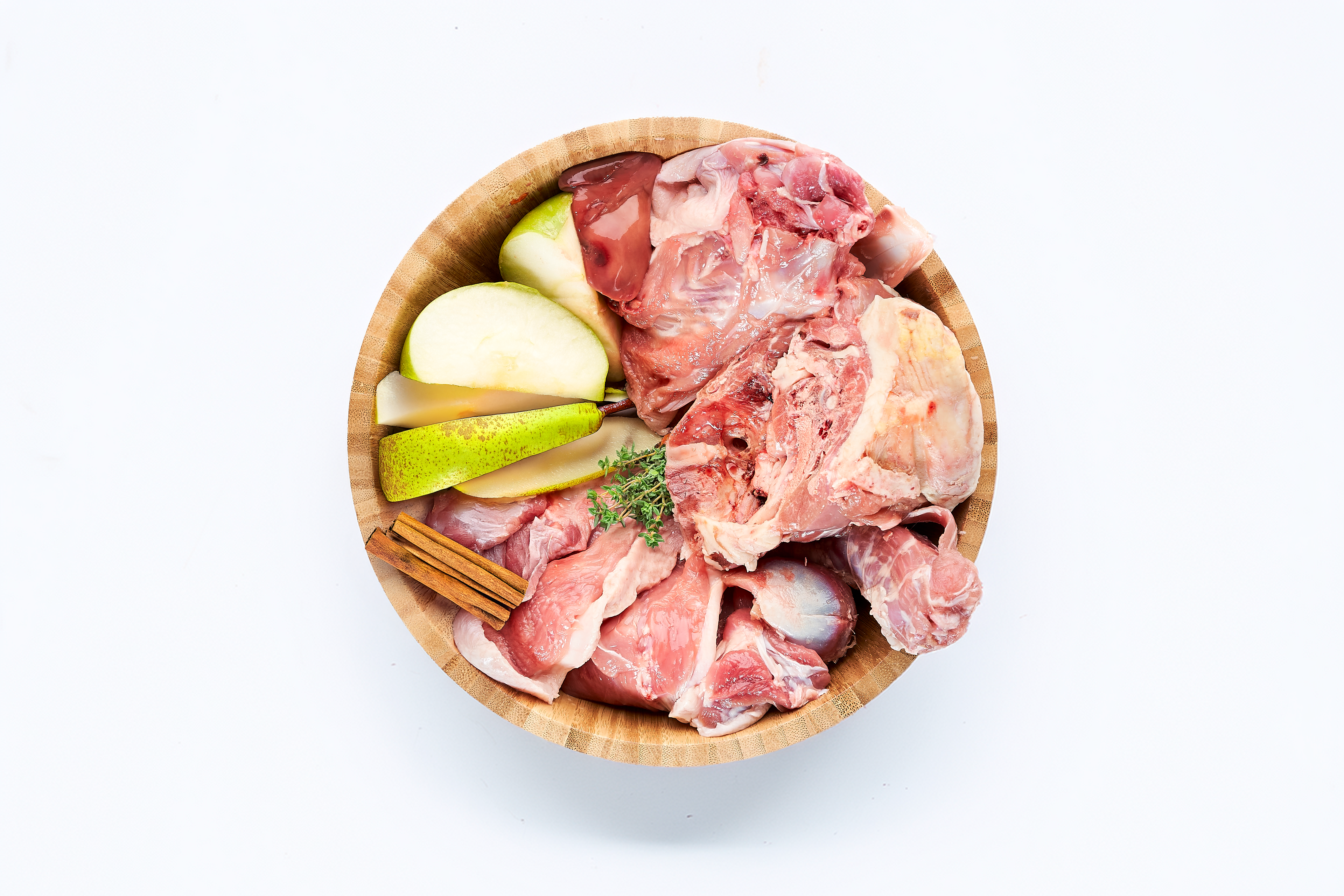 Menú BARF de pato monoproteico