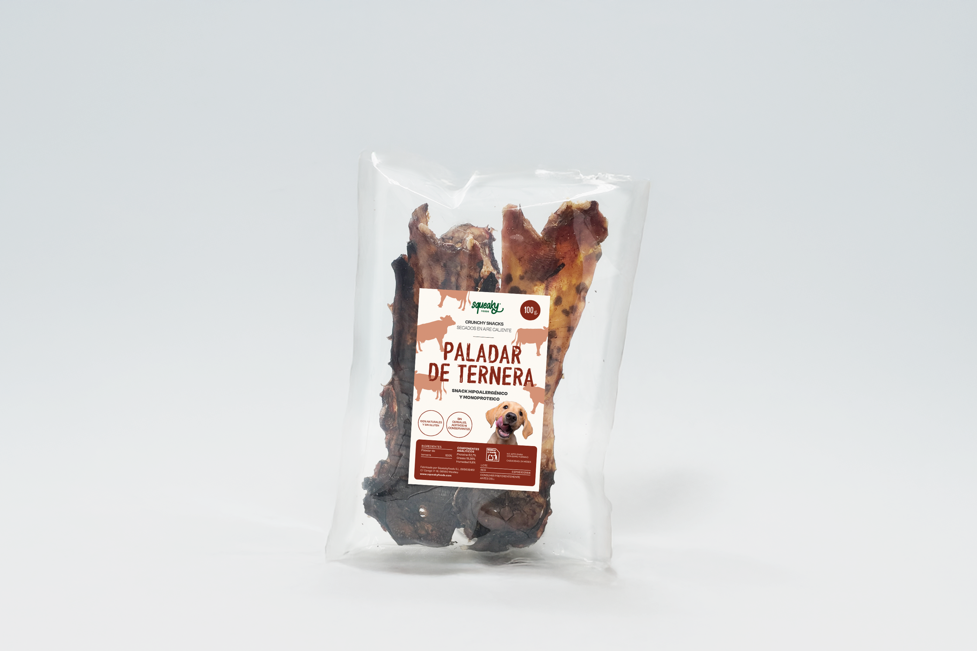 Paladar de Ternera 200gr - Snack natural para mascotas