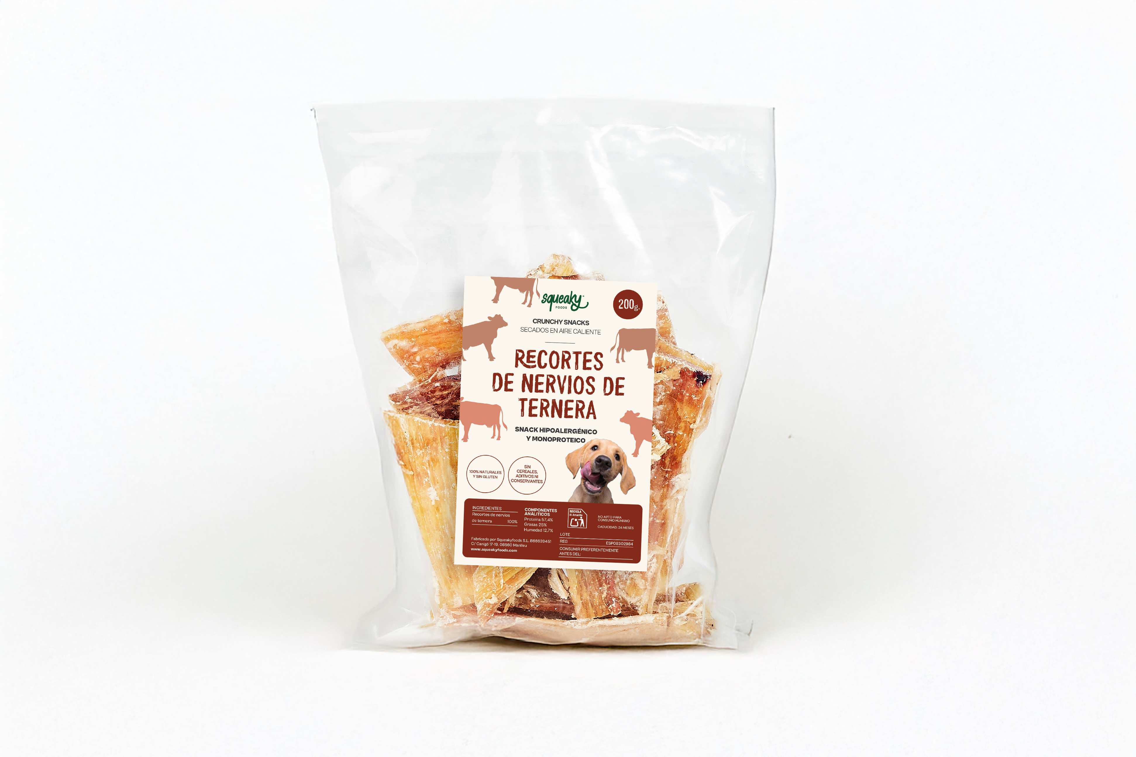 Recortes Nervios de Ternera - Snack para Mascotas