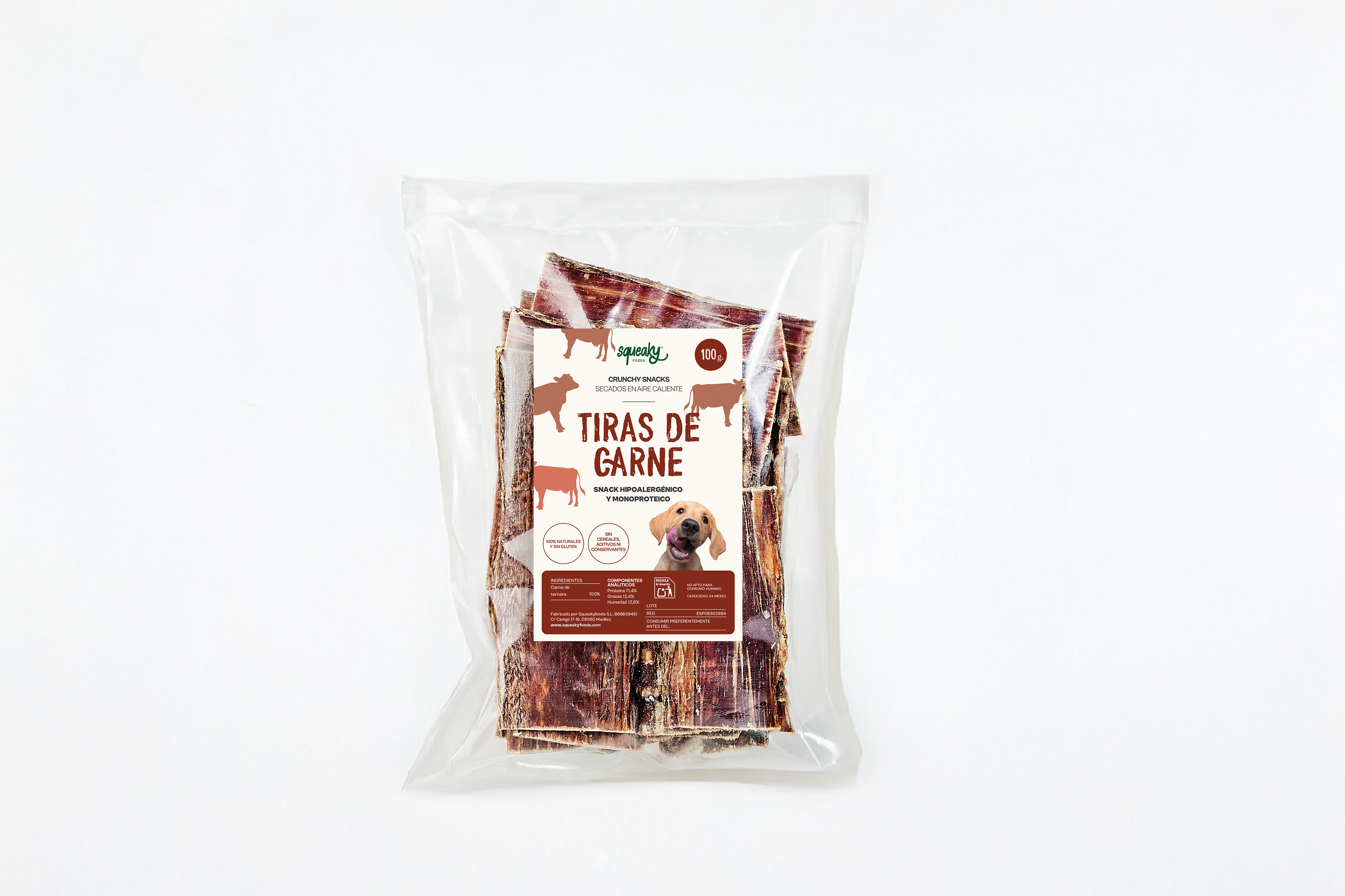 Tiras de carne - Snack para Mascotas