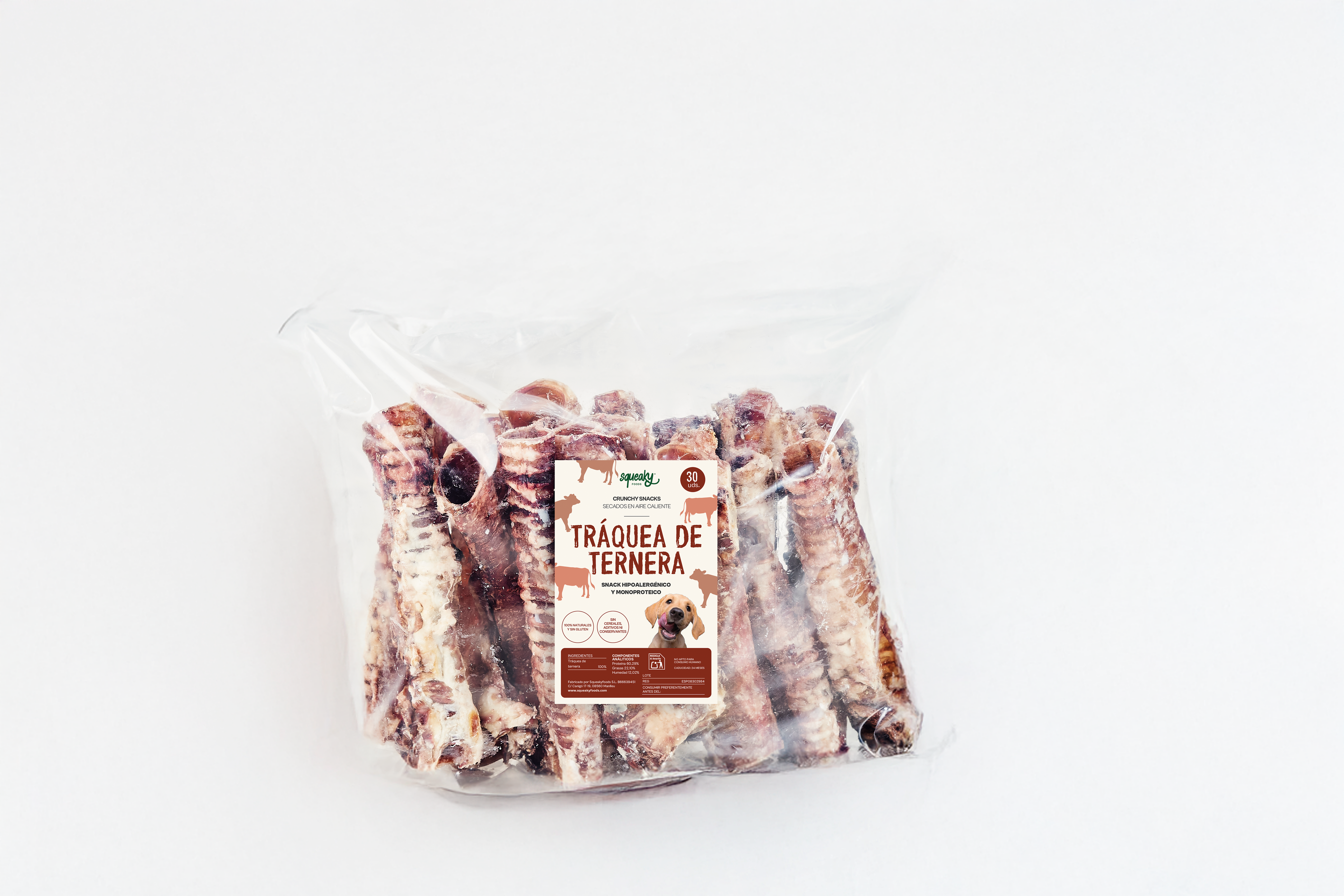 Tráquea de Ternera (20cm) - Snack para Mascotas