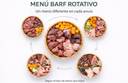 comida barf para perros menu variado