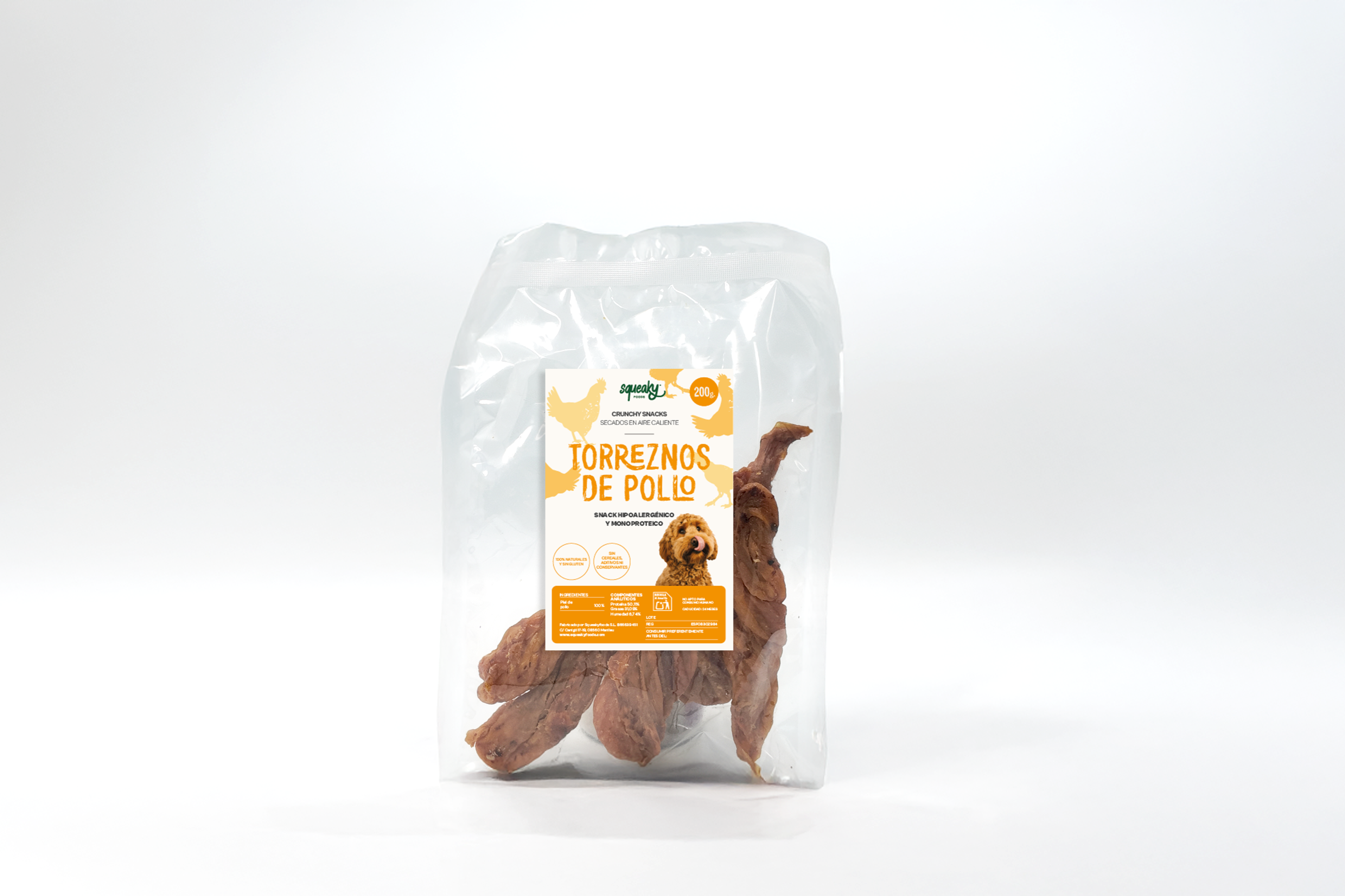 Torreznos de Pollo  - Snack para Mascotas